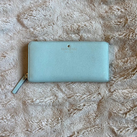 kate spade Handbags - Kate Spade Turquoise Leila Large Continental Wallet